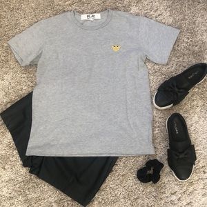 Comme des Garçons PLAY - Gray TShirt
